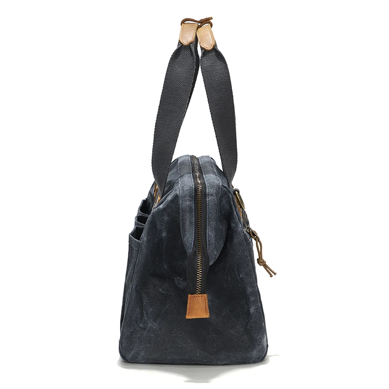 Тяжелый вощеный холщовый мешок для инструментов KOOGER, принадлежности и оборудование для инструментов