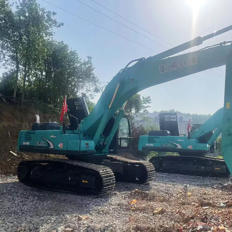 ese used Kobelco 480 cawler excavator second hand 48 ton Kobelco 480 earth moving digger cheap price for sale