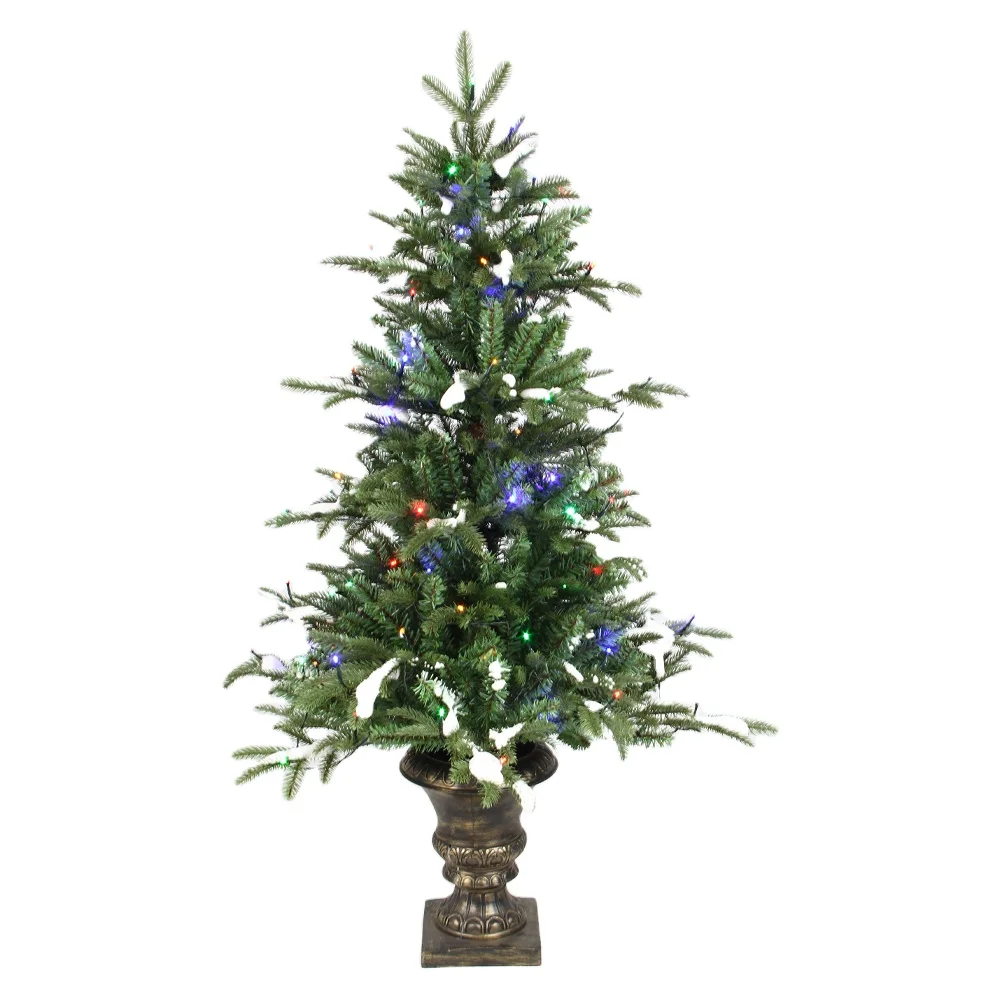 Duoyou Factory Wholesale High-end Home DIY Decoration Artificial Light Led Star Metal Base Christmas Trees