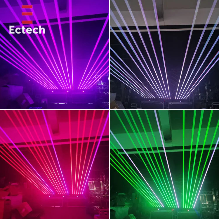 Лидер продаж DMX512 6 RGB движущаяся головка лазерные лучи с эффектом профессионального шестигранного лазерного света сценический диджейский движущийся