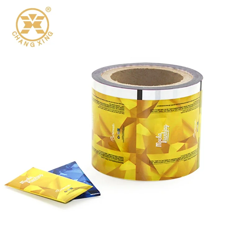 Ламинированные пакеты из алюминиевой фольги, рулон пленки для кофе, чая, пакеты в индивидуальной упаковке для чая