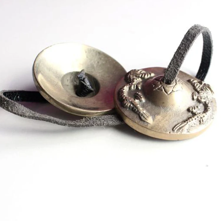 
Classics Dragon Mini Metal Tingsha or Cymbals For Therapy Or Musical Sessions 