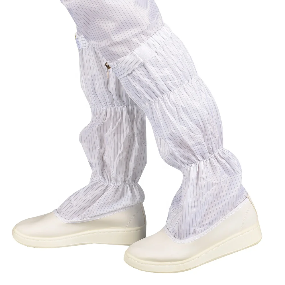 Cleanroom PU rubber sole shoes esd antistatic boot