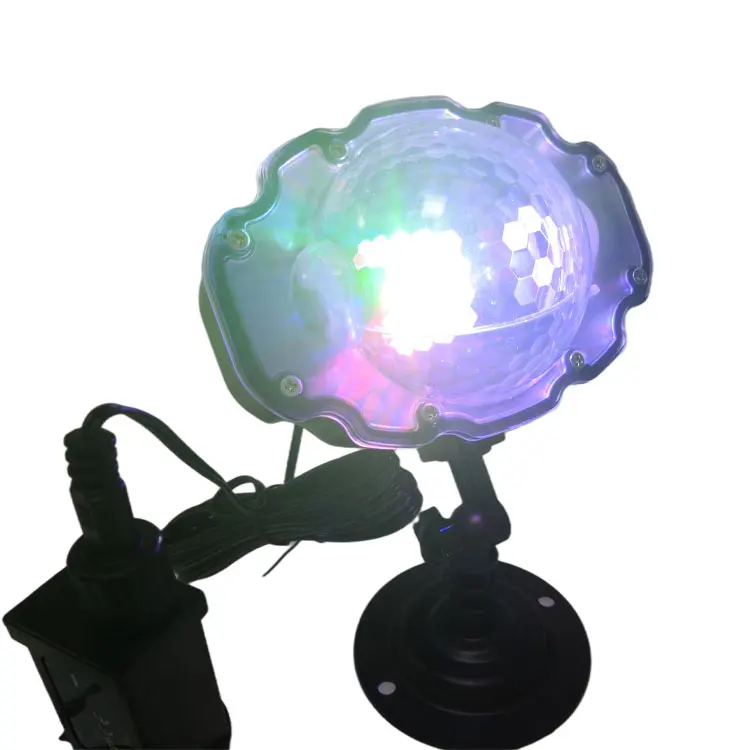 
RGBW four-color mini snow lights and LED interior decoration lights that can be placed on the ground or mounted on the wall. 