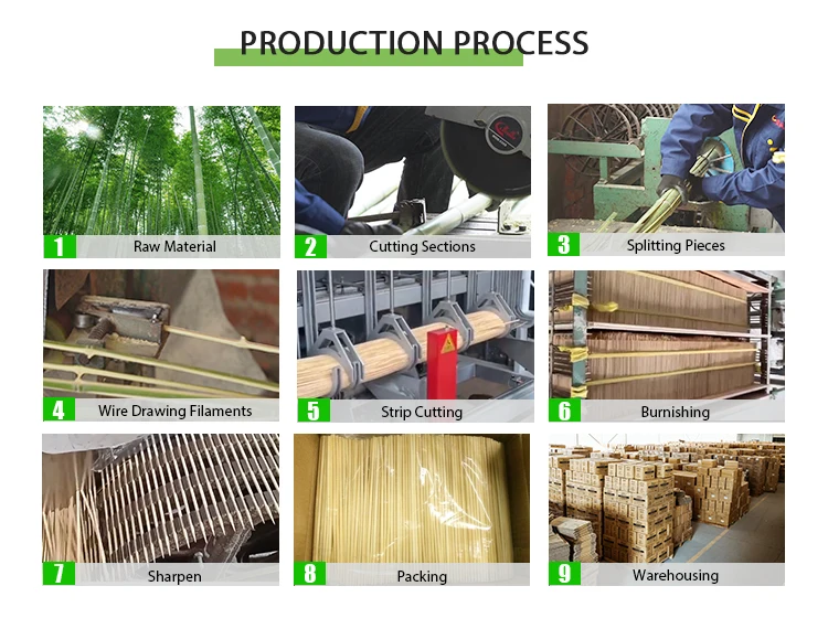 Bamboo Skewers 100PCS BBQ Skewers Bamboo Grill Shish Kabob Skewers Natural Bamboo Sticks for Barbecue