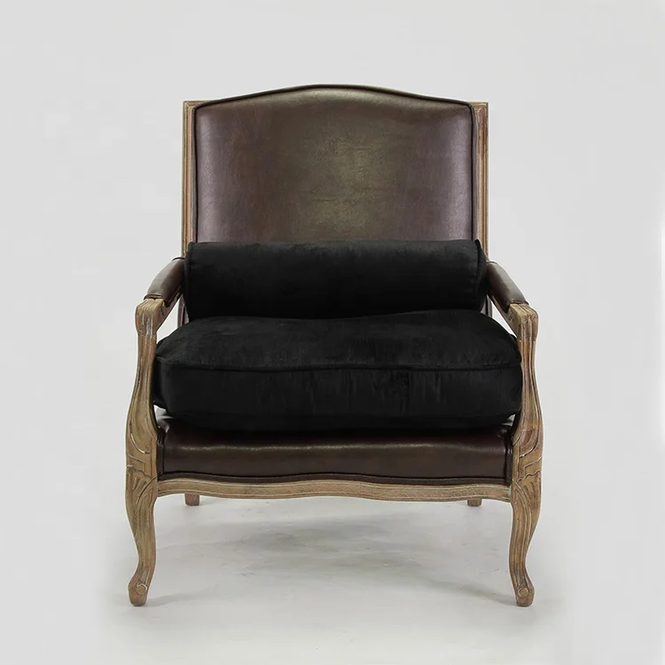 Antique hand carved wooden armchair living diningroom sofa furniture leisure chairs (FC-4386)