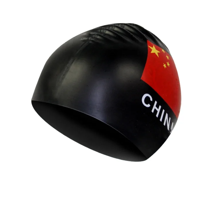 Spandex Dome Cap Ultra Stretch Swimming Cap OEM High Quality Custom Printed Silicone Men Silicone Swim Cap Custom Logo Dreads