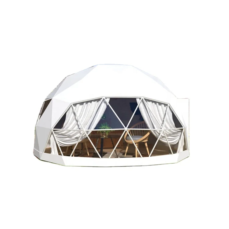 PVC Cover Commercial Prefabricated Houses Good Price Outdoor Trade Show Tent Transparent Glamping Geodesic Events Tent Dome Tent