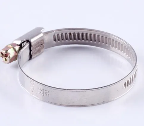 22-32 sus304L Germany type screw band hose clamp with handle Dshandle