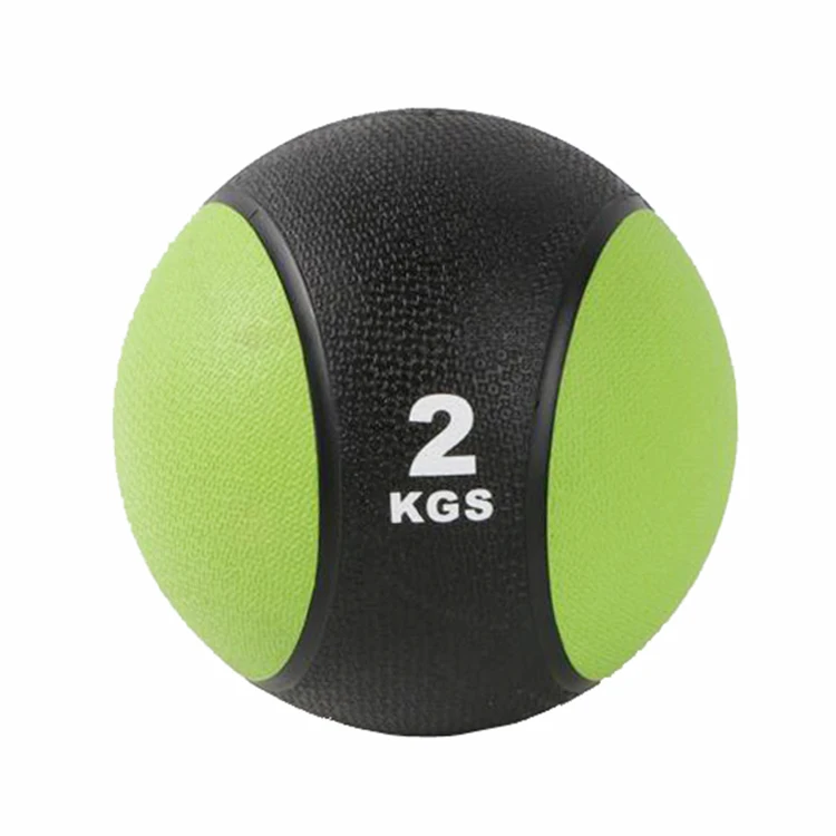 Fitness Medicine Ball Weighted Exercise Ball With Textured Grip Fitness Core Strength Training Rubber Ball