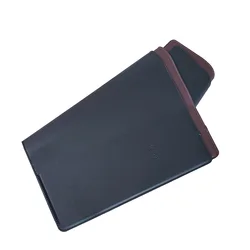 Customised Waterproof PU Leather Black Multifunctional 2 In 1 Mobile Phone Wireless Charger Mouse Pad Mousepad