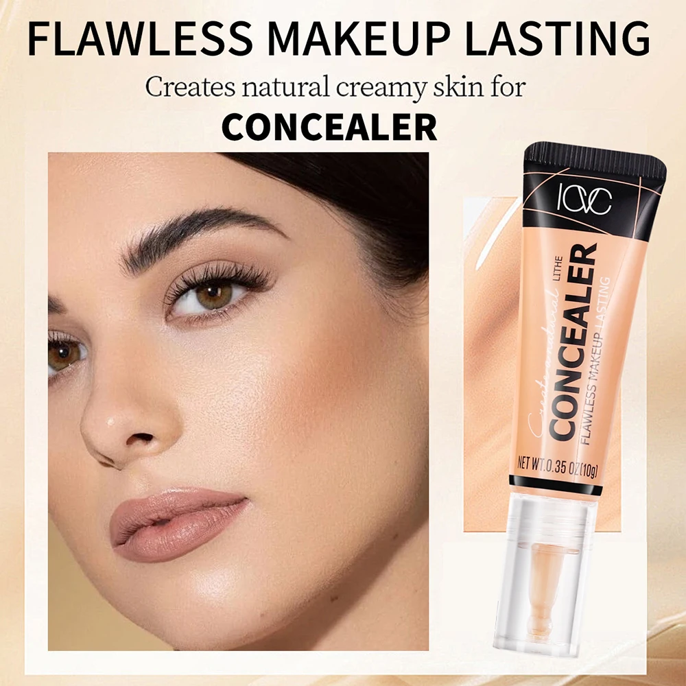 All Over Full Coverage Concealer - Natural Matte Finish & Lightweight Under Eye Concealer - Up To 24H Wear
