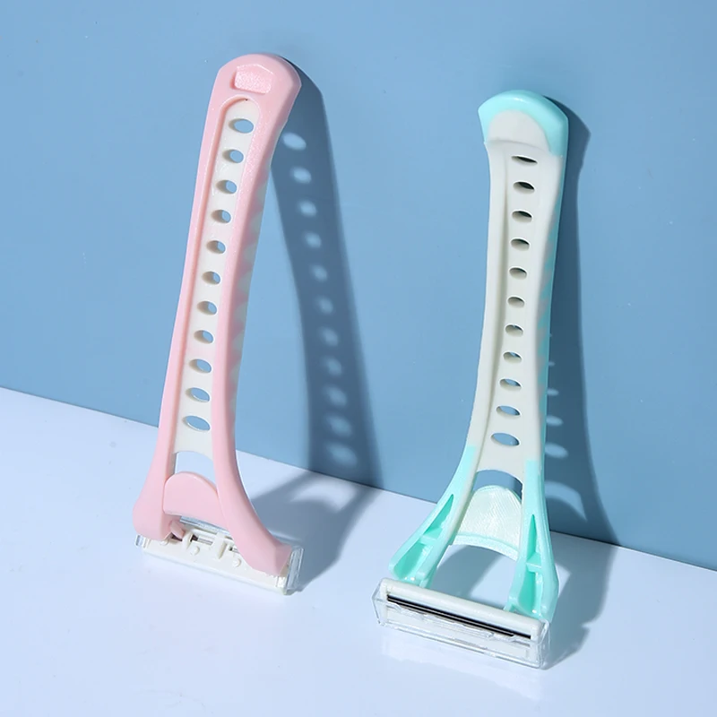 Lameila Private Label Shaving Knife With Non Slip Handle Triple Blade Shaving Razors Womens Private Label Shave For Men A0929