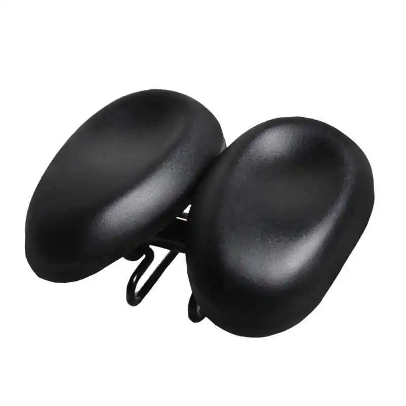 Ergonomic Adjustable Bicycle Saddle Comfortable Soft Cushion Double Seat Kids Simple Style Ventilation Mountain Road Bike Riding