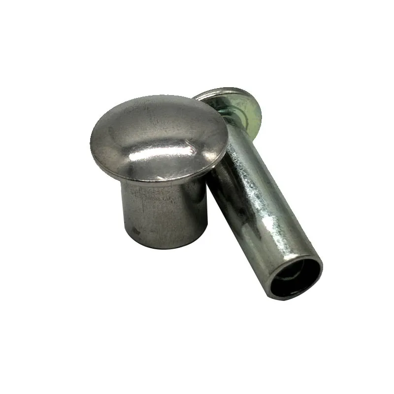 Chuanghe Supplier Cheap Blind Rivet Din 6791 Steel 2mm Truss Head Semi-Tubular Rivets