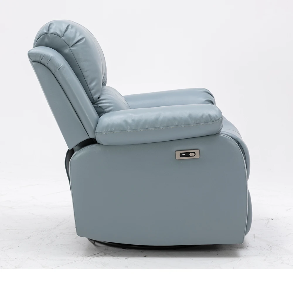 Cinema Theater Wholesale  Electric  Power  Recliner Sofa Chair With 360 Swivel  Rock