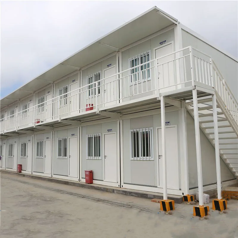 Simple living tiny house steel frame cabin prefabricated houses