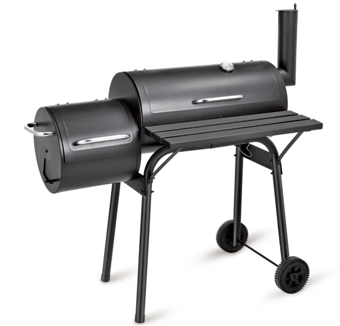 Heavy Duty Barbeque Grill /easy move barbecue bbq grill/2019 Newest Design Barrel BBQ Charcoal Smoker Grills Pellet BBQ