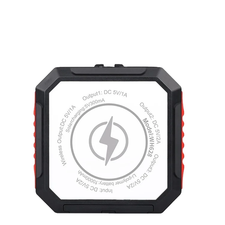 
Новое поступление на открытом воздухе Qi беспроводной Solar Power Bank 10000mah Солнечное зарядное устройство с Отдых на природе света 