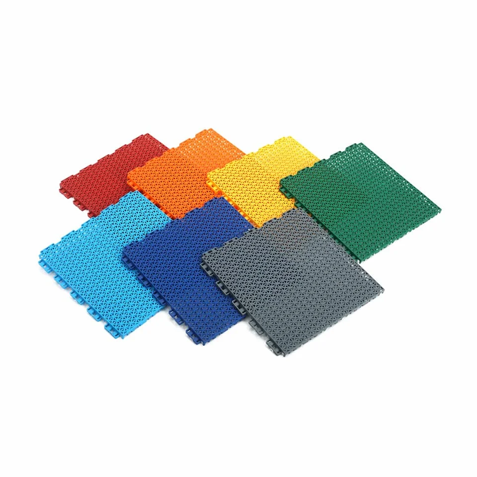 PP material flooring inline roller hockey sports flooring supplier /Outdoor basketball floor tiles
