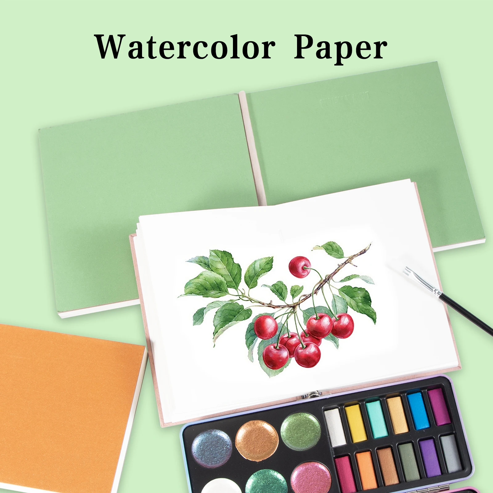 wholesale  Macaroon professional  mini cotton 300 gsm watercolor paper