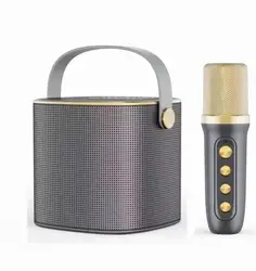 New Portable Wireless  Karaoke Microphone Speaker Bluetooth Music Sound Box Mini Subwoofer KTV Outdoor Speaker Box Family