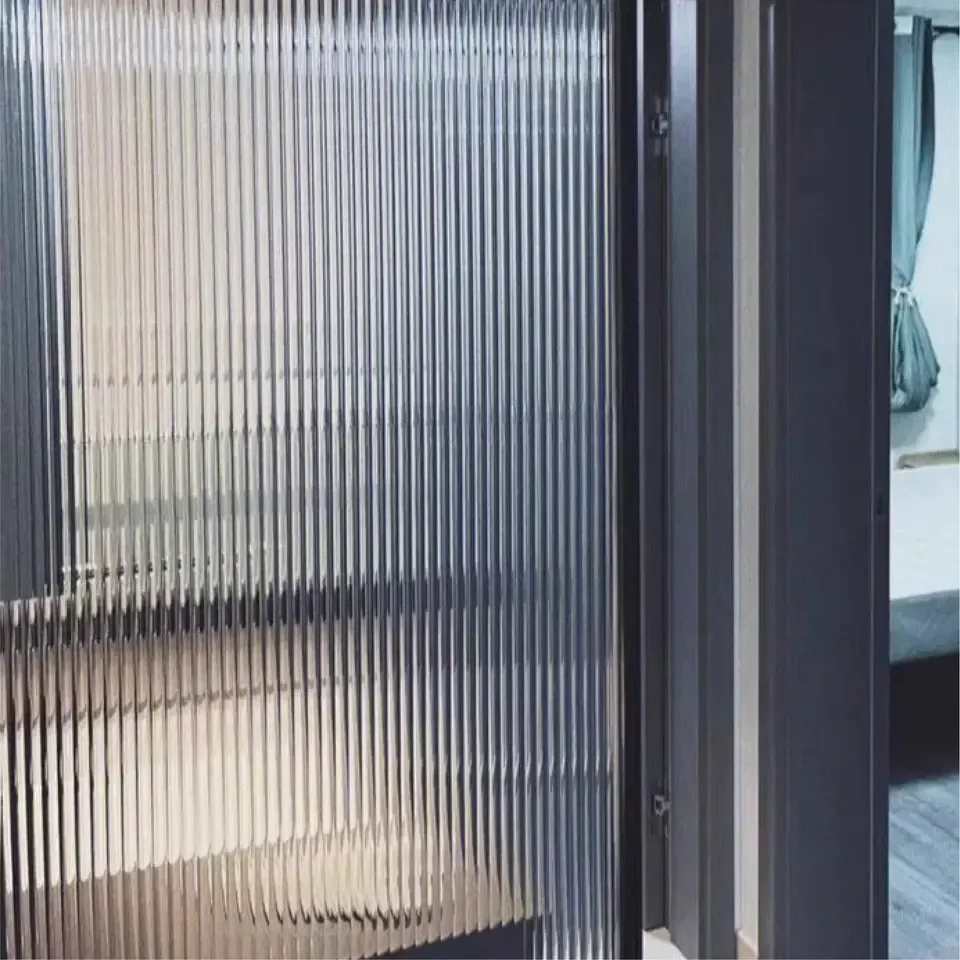 7mm 13mm 15mm 25mm strip reeded glass film for glass window or door widely use glass looking film