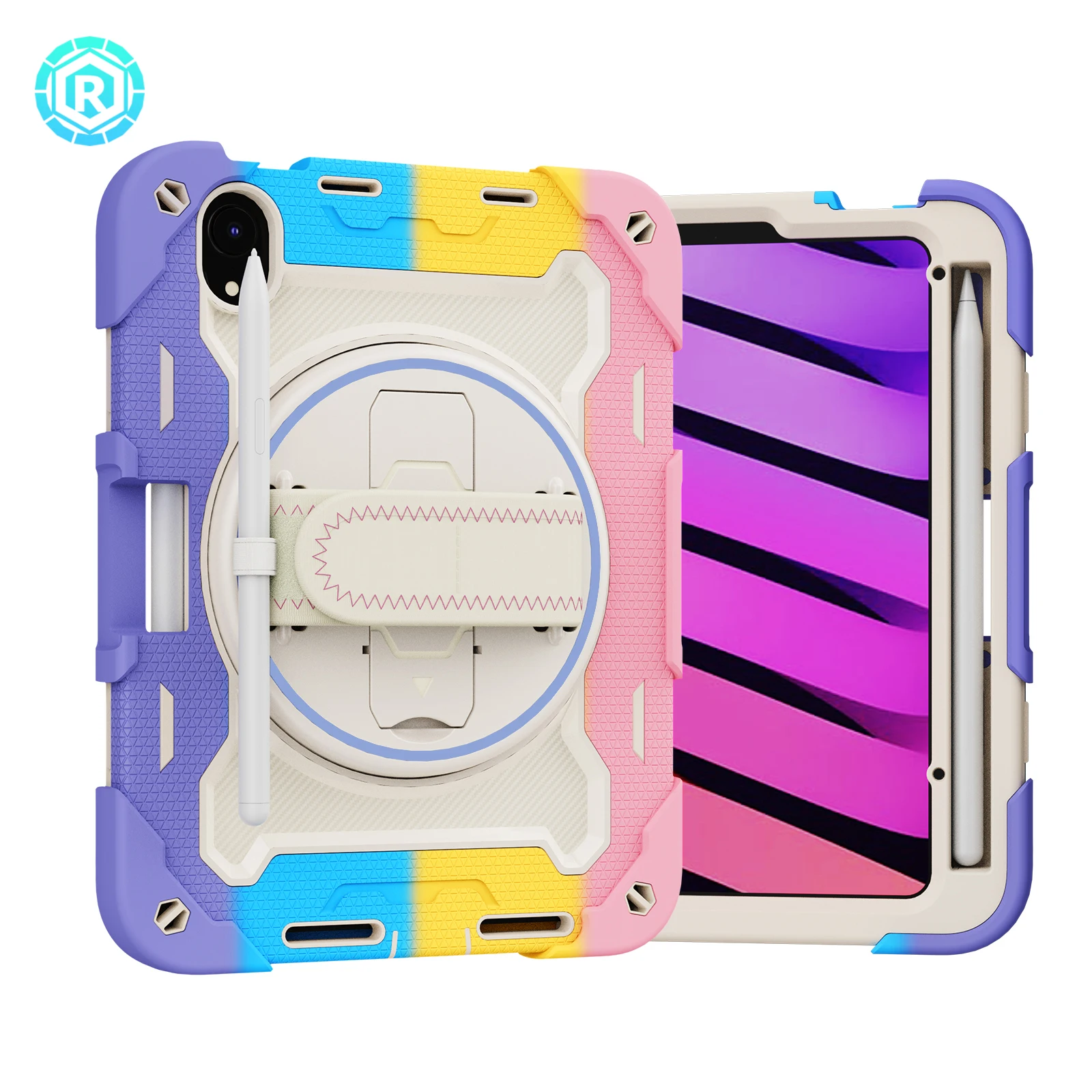 New Design Hard PC Soft Silicone All-round Protection Shockproof Tablet Case For iPad Mini 6