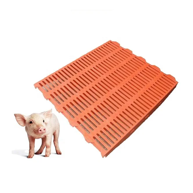 Animal husbandry equipment Corrosion resistant on deformation easy to clean plastic pig slatted floor