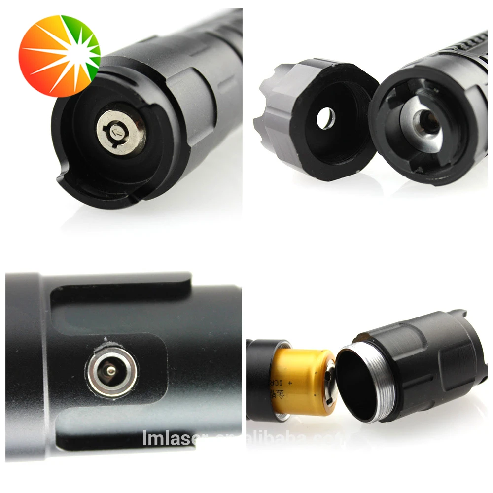 Blue color long distance Laser Pointer for burn match cigarettes plastic