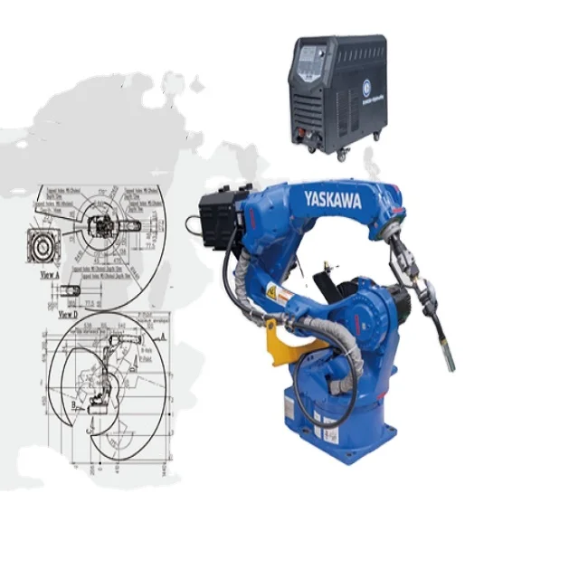 Промышленный робот-манипулятор YASKAWA AR2010 для дуговой сварки грузоподъемность 12 кг 2010 мм