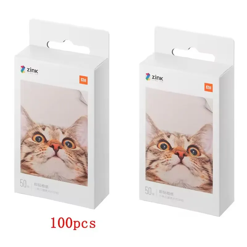 Original for Xiaomi pocket photo printer instant photo paper 3 inch portable special color photo paper