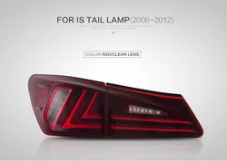 VLAND factory manufacture wholesale Tail Lamp Assembly Tuning LED Taillights 2006-2012 IS250/IS350