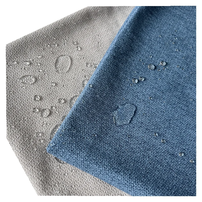 2023 new arrive 100% Polyester home textile stain resistance luxury velvet  waterproof sofa fabric for upholstery