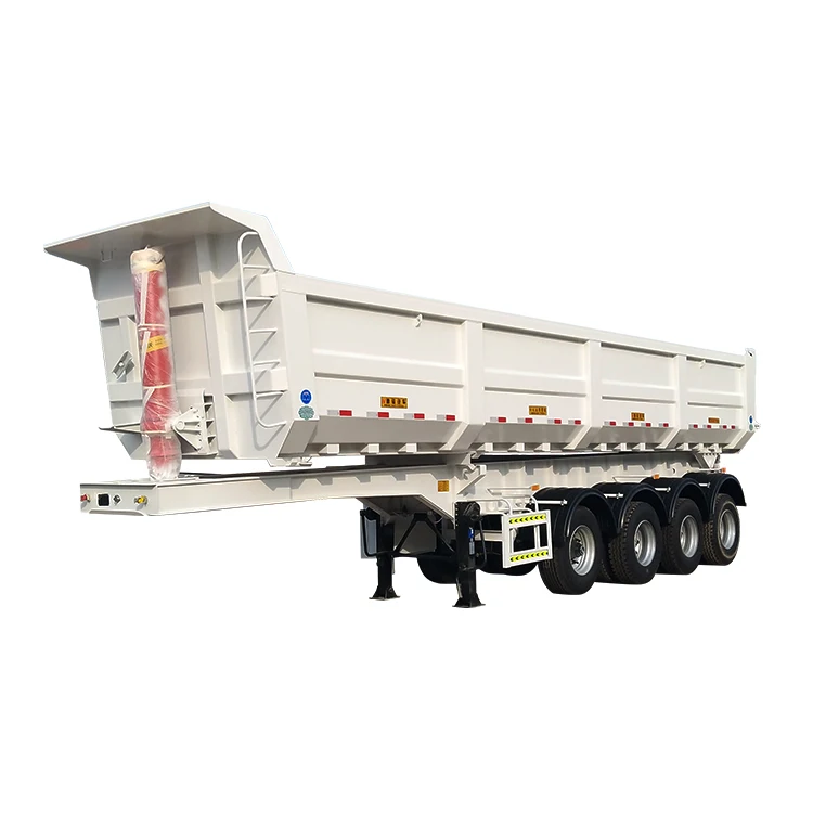 Tipper Car Trailers Carrier Trucks Trailer Pj Dump Semi Trailer Truck
