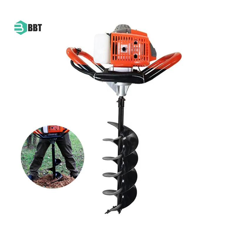 High Performance Hand Held Multi Purpose Hole Making Machine High Precision Earth Auger Automatic Borehole Drilling Machine