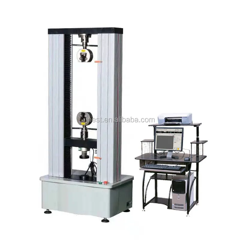 5ton 10ton 20ton 30ton rope cable wire leather tensile breaking loading strength testing machine