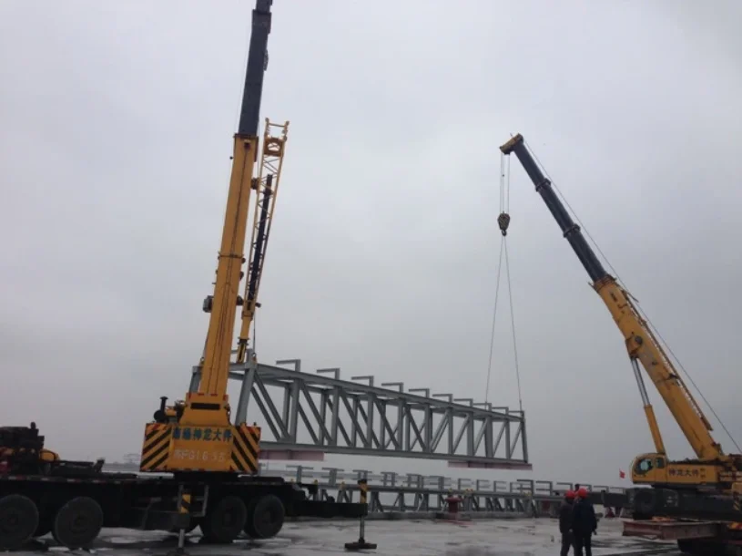 Wantai Steel Structure Bridge prefabricated truss bailey bridge for Road and Railway