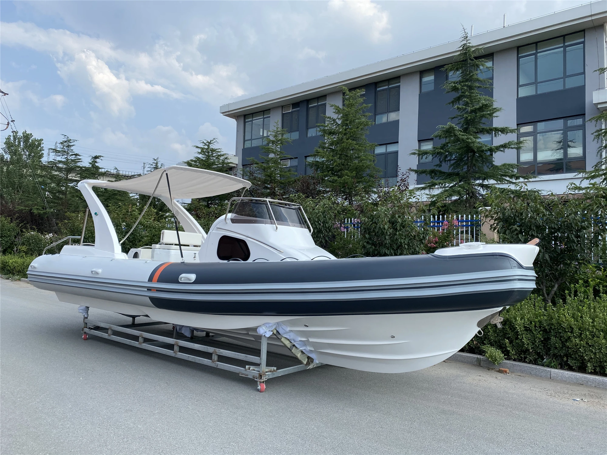 Liya 27ft deep v hull speed boats luxury yacht for tour Qingdao boats