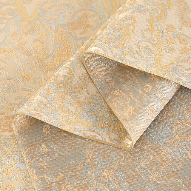 Горячая китайская парчовая ткань жаккардовый Hanfu Tang платье традиционное сказочное платье в стиле ретро cheongsam жилет ткань