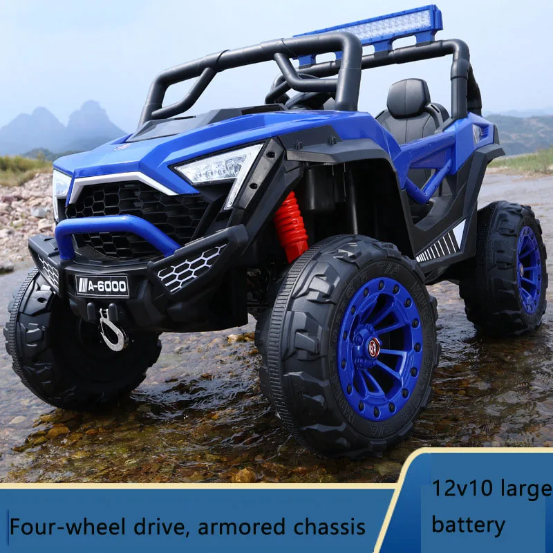 1-10 years old electric off-road 4x4 Large two-person off-road vehicle12V Electric Toy Car/Remote Control Kids Ride On Car
