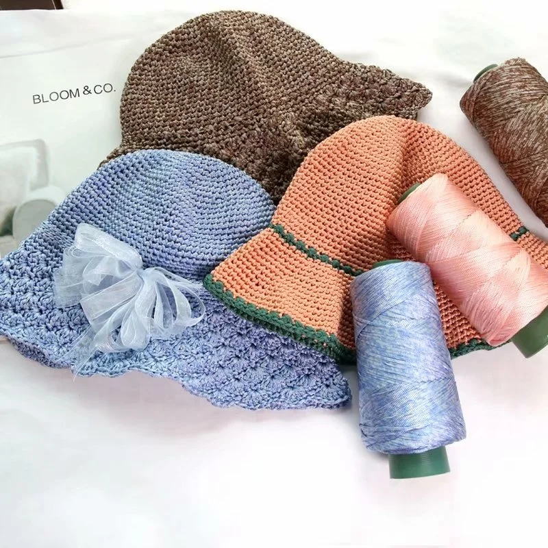 Flax polypropylene also named PP yarn used for hand knitting is or