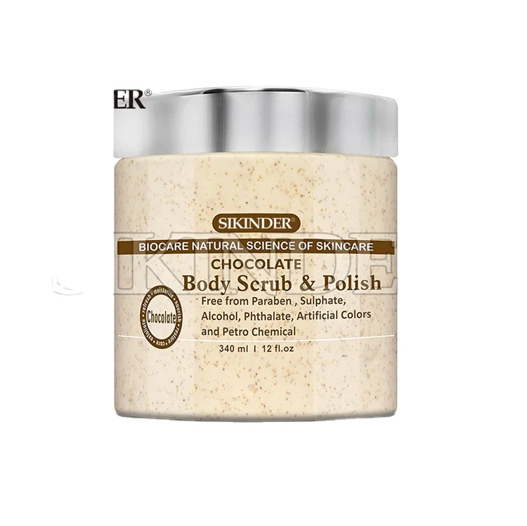 
Private Label Natural Boost Collagen Anti Cellulite Exfoliating Chocolate Body Scrub 