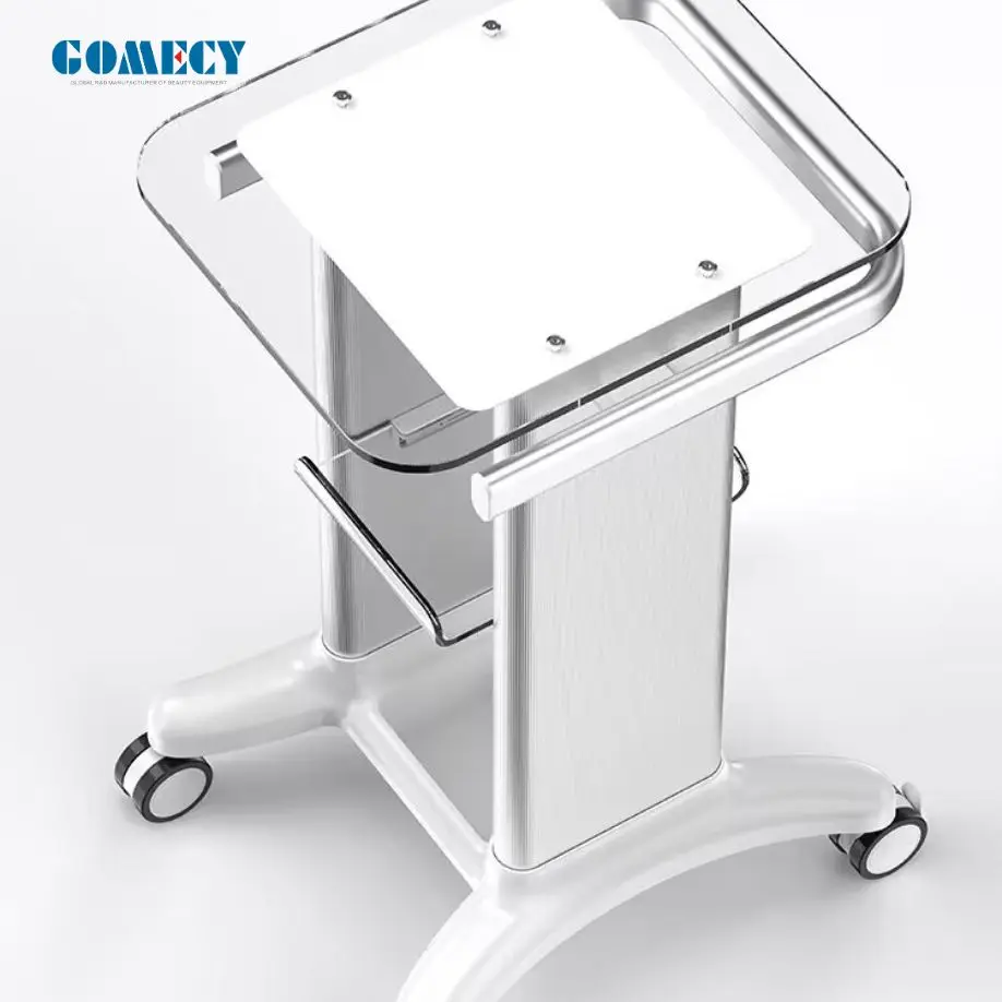 4 wheels Movable cart trolley  facial device use cart for scar removal machine for removal pigmentation machine holding use