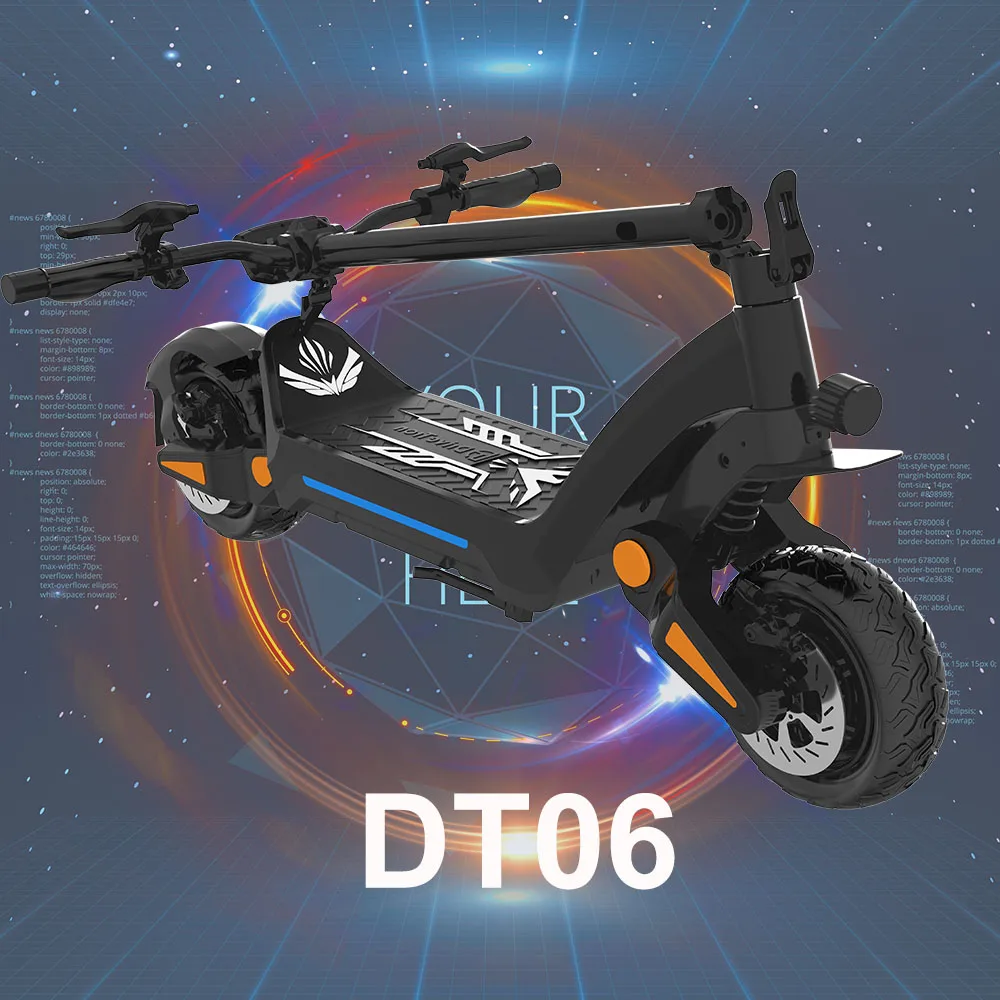 DriveTron высокое качество подвижность легкий нож 10 Gt электрический скутер 2500 Вт двойной мотор 60 В 23.4ah Электрический Скутер Складной