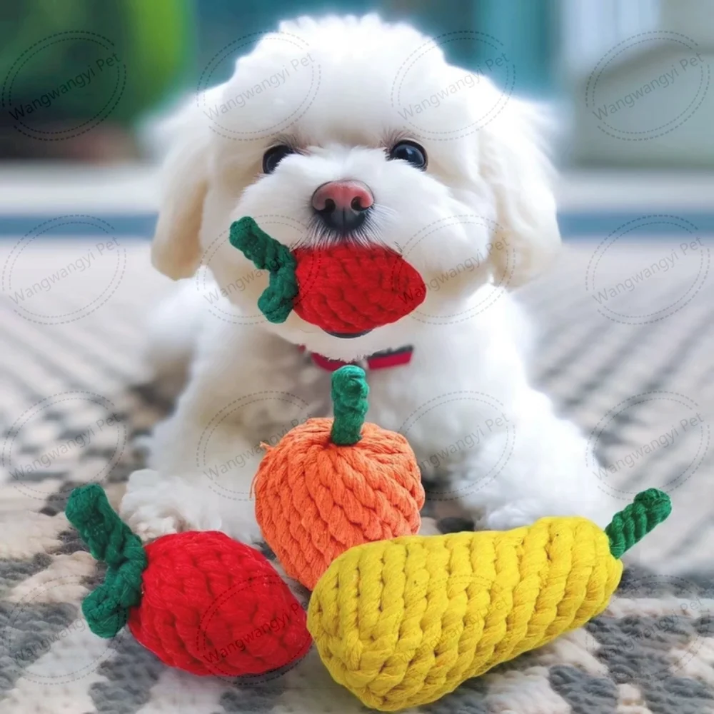 Wholesale Braided Dog Rope Toy Animal Natural Cotton Rope Dog Chew Toys
