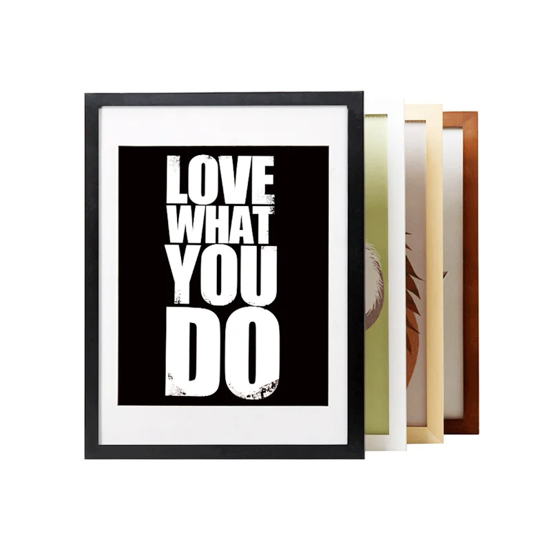 Wholesale Amazon Hot Sale Custom Home Decorations  Wooden A4 Standing Photo Picture Frames