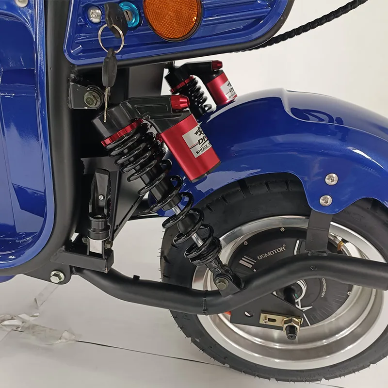 2024 New High-Performance 2000W 60V Electric Citycoco Scooter 12-inch Aluminum Wheels Electric Motorcycles with Two Wheels