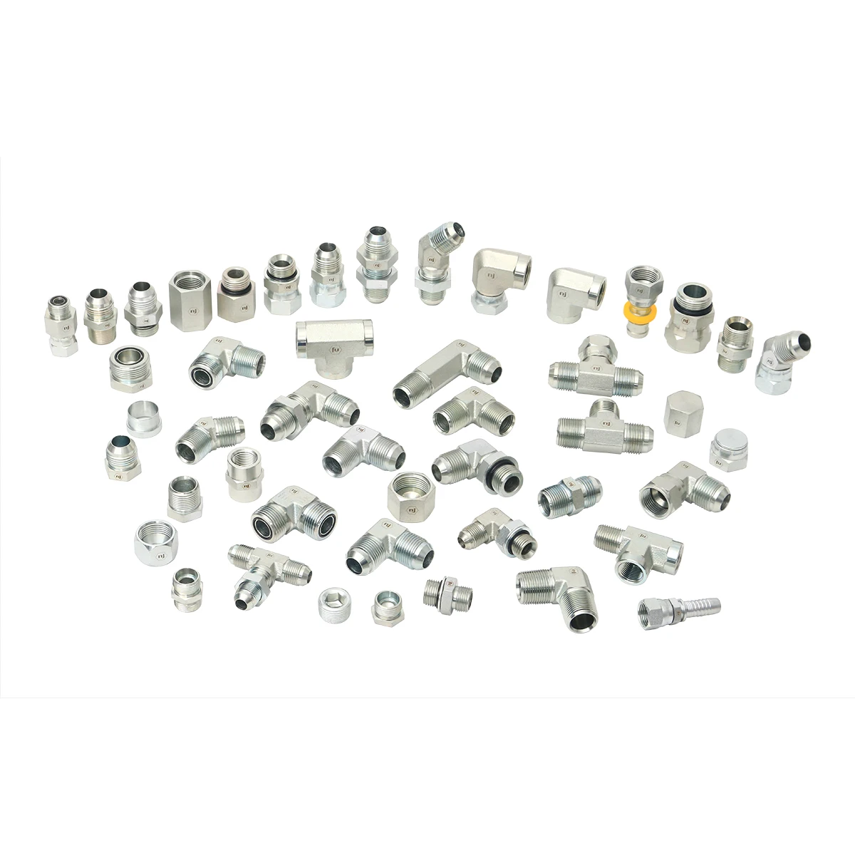 High Pressure Carbon Stainless Steel Male JIC Female NPTF To Male JIC Tee hydraulic fittings JIC hydraulic adapter 2613/LNJN