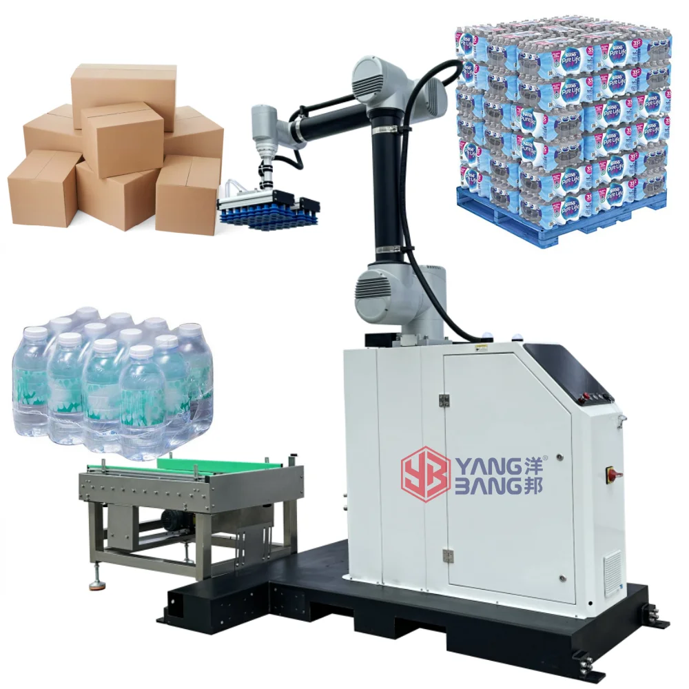 YB-MD16 Good Quality Easy to Operate Fully Automatic Carton Robotic Palletizer Packaging Machine
